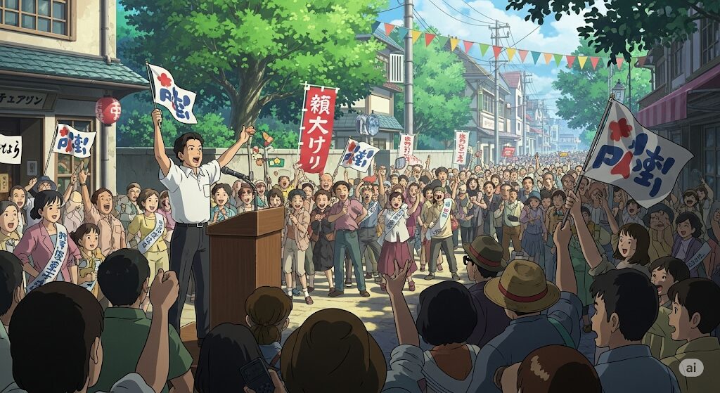 急拡大する党員数