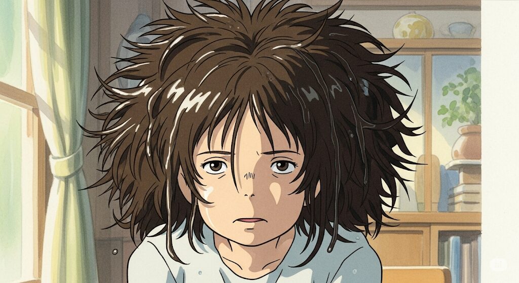 ぼさぼさ