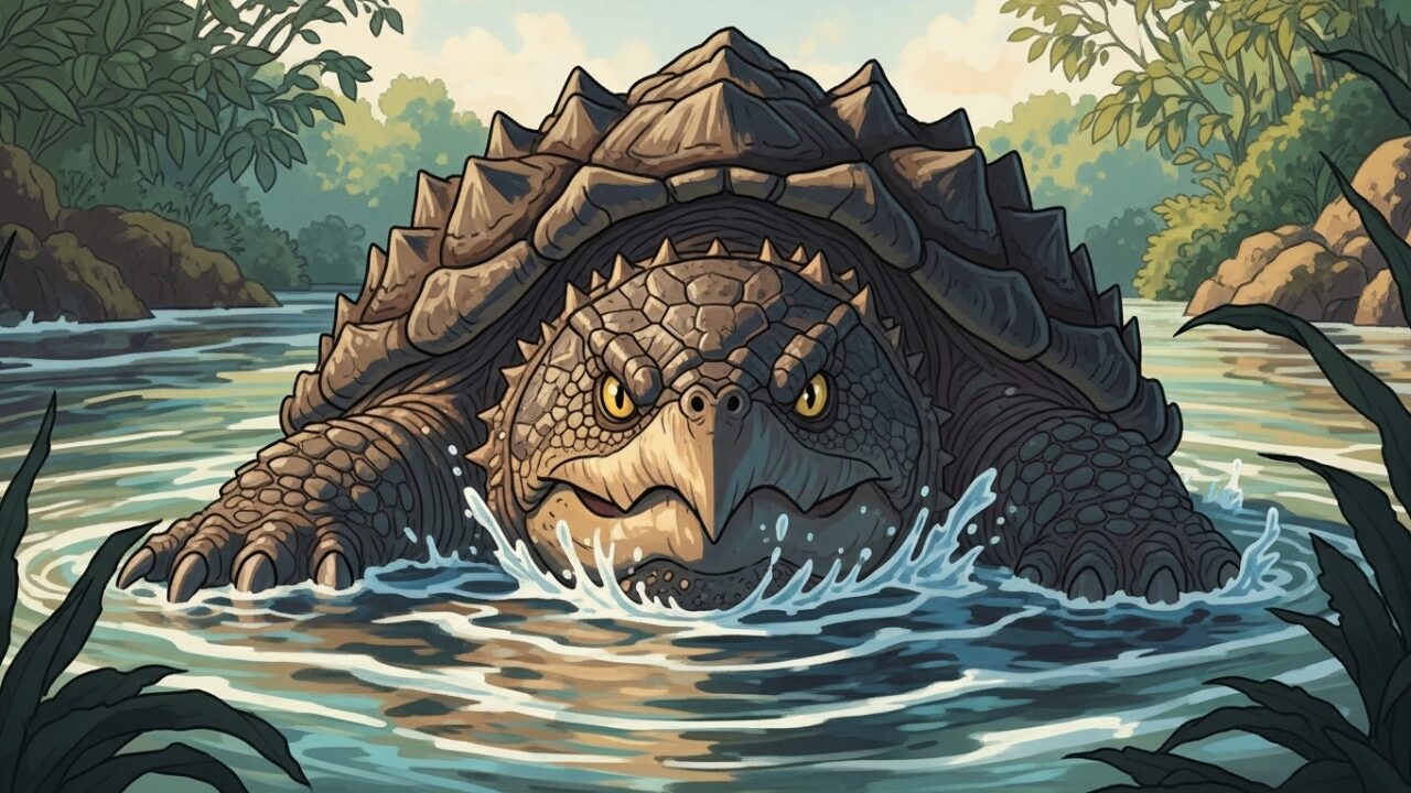 カミツキガメ