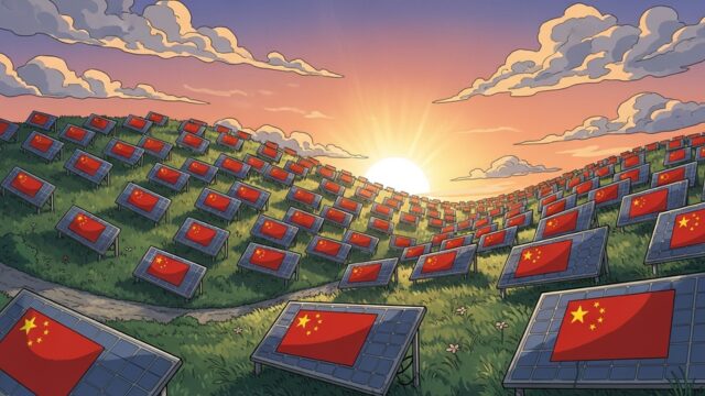 中国製太陽光パネル