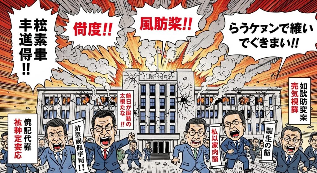 不満が爆発