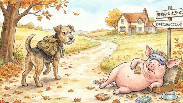犬が去って豚が来た