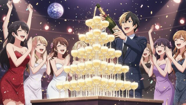 シャンパンタワー