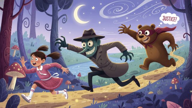 どっちも逃げて