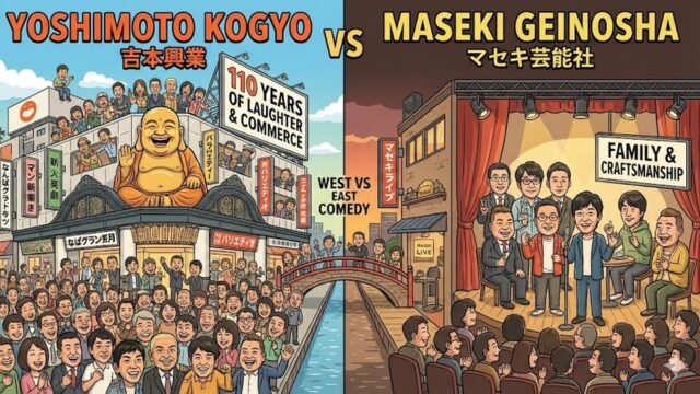 吉本興業 vs マセキ芸能社