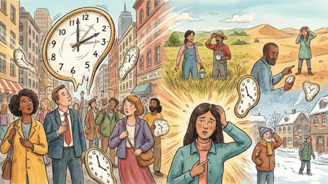 時間が早くなっている