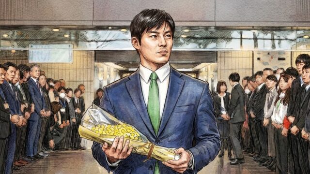 石田嵩人初登庁