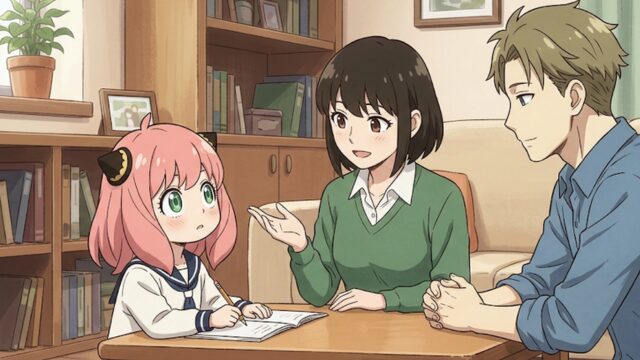 話し合う